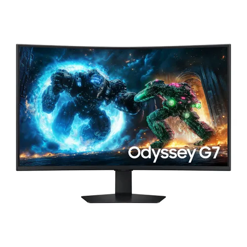 Destaque de Monitor Samsung Odyssey G7 com desconto no Bom de Oferta