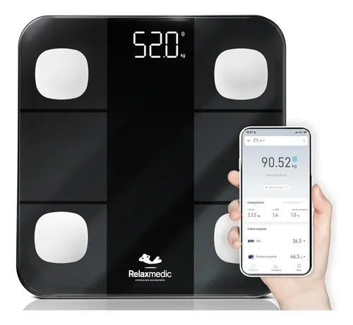Foto de Balança Digital Corporal Relaxmedic em oferta