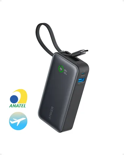 Destaque de Power Bank Anker Nano 10000mAh com desconto no Bom de Oferta