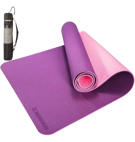 Destaque de Tapete Yoga Rubber Fit TPE com desconto no Bom de Oferta