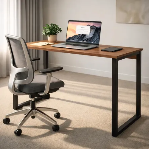 Destaque de Mesa Escrivaninha Office Industrial com desconto no Bom de Oferta