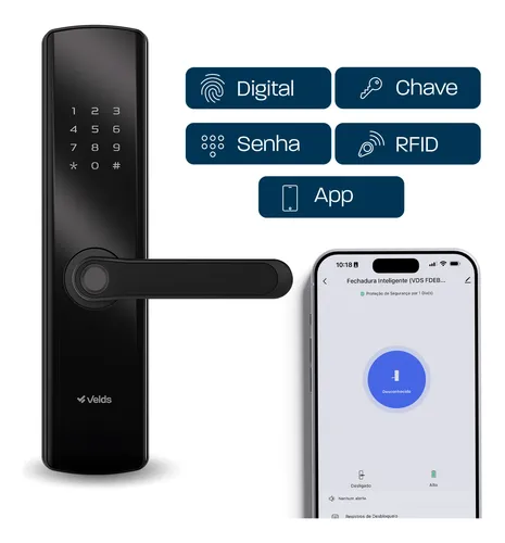 Foto de Fechadura Digital Embutir Velds em oferta