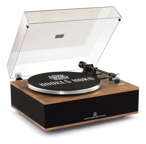 Foto de Leitor Discos Vinil Angels Horn Bluetooth em oferta