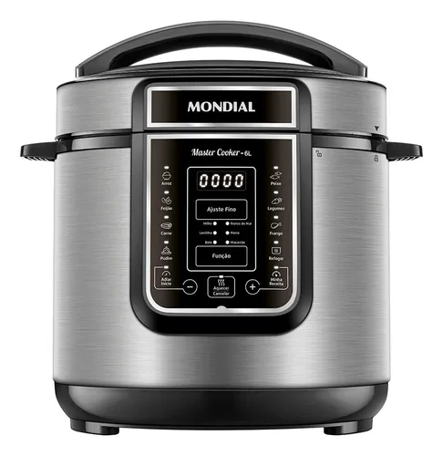 Destaque de Panela Pressão Elétrica Mondial 6L com desconto no Bom de Oferta