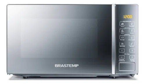 Destaque de Micro-ondas Brastemp Inox 20L com desconto no Bom de Oferta