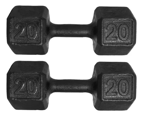 Foto de Par De Halteres 20kg Dumbell em oferta