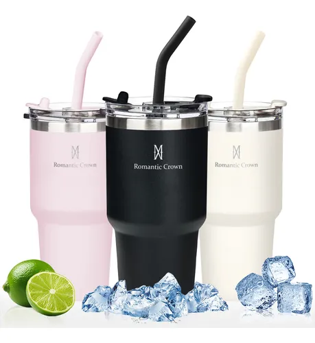 Destaque de Copo Térmico 600ml Inox com desconto no Bom de Oferta