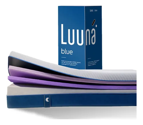 Destaque de Colchão Luuna Blue 3 Espumas com desconto no Bom de Oferta