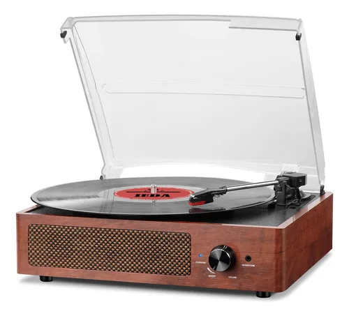 Foto de Toca-discos De Vinil Bluetooth Hdda em oferta