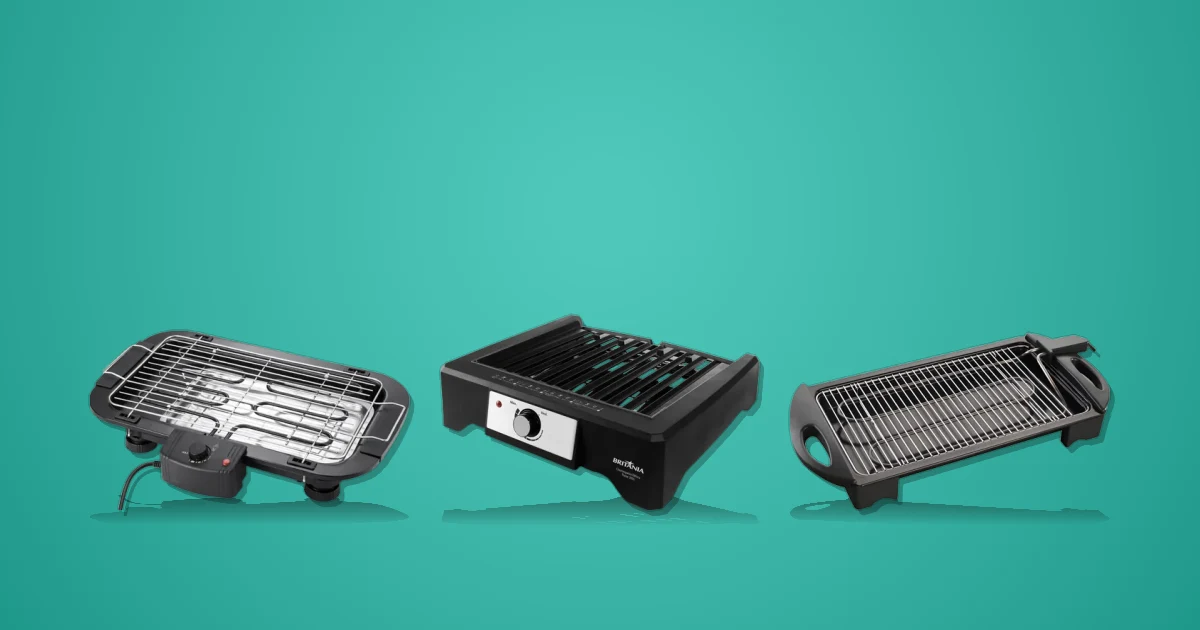 Comparativo: Churrasqueira Elétrica Steak & Grill, Churrasqueira Elétrica Britânia Flame, Churrasqueira Elétrica Fischer Grill