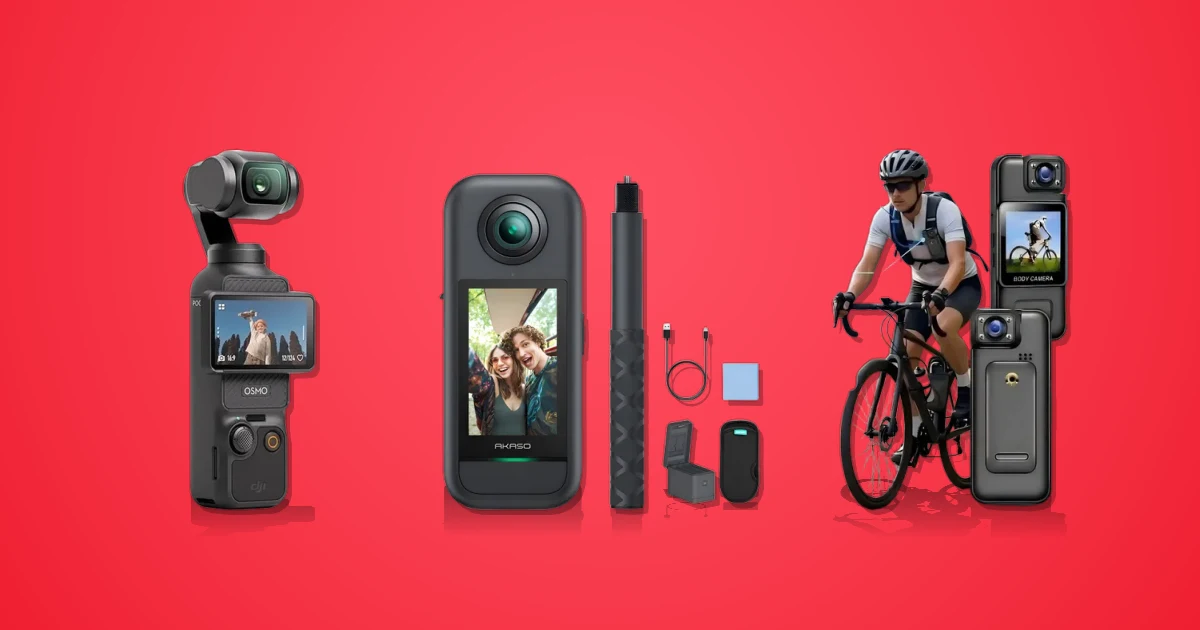 Comparativo: Dji Osmo Pocket 3 Creator Combo, Akaso Câmera De Ação 360, Filmadora 2k Hd Vlog