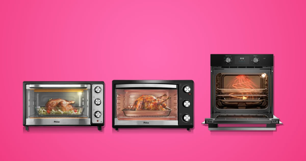 Comparativo: Forno Elétrico Philco 65L, Forno Elétrico Mondial 52L, Forno Fischer Gourmet 44L