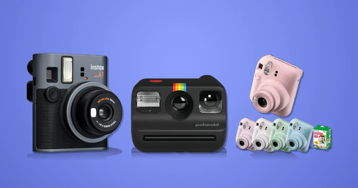 Comparativo: Fujifilm Instax Mini 41, Polaroid Go Gen 2, Instax Mini 12 Fujifilm