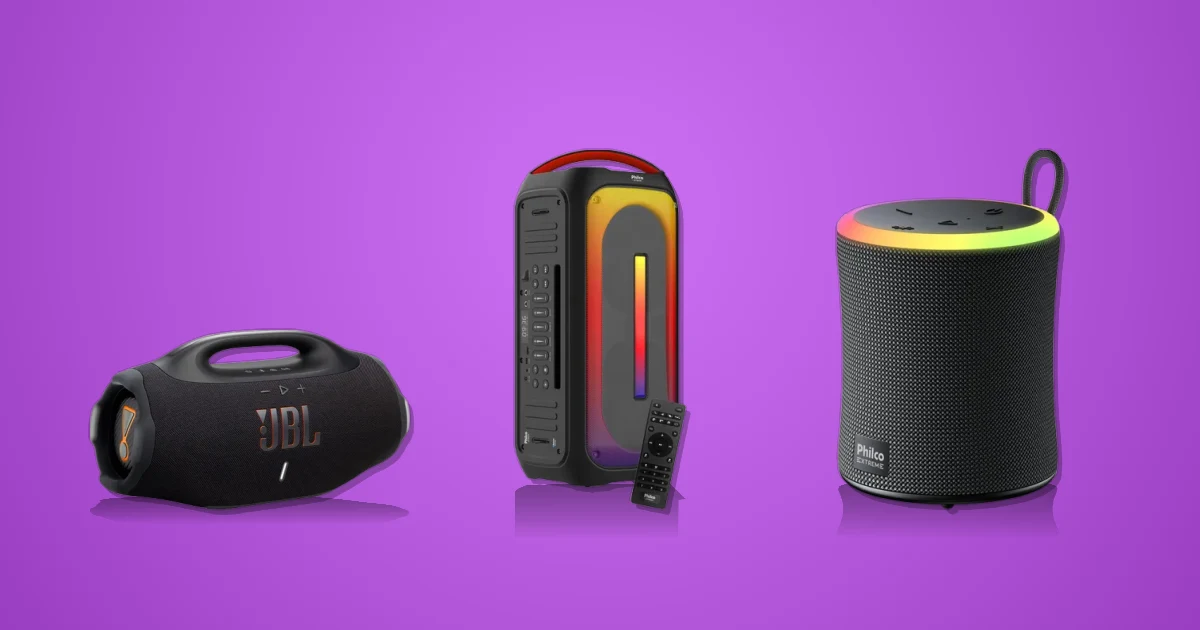 Comparativo: JBL Boombox 4, Philco Pcx6700 650W, Philco Extreme 35W