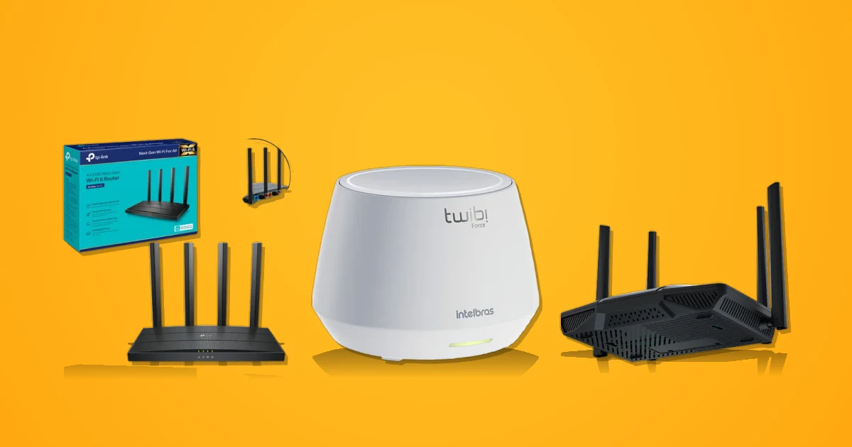 Comparativo: Roteador TP-Link Archer AX1500, Roteador Mesh Intelbras Twibi, Roteador Intelbras RX 3000