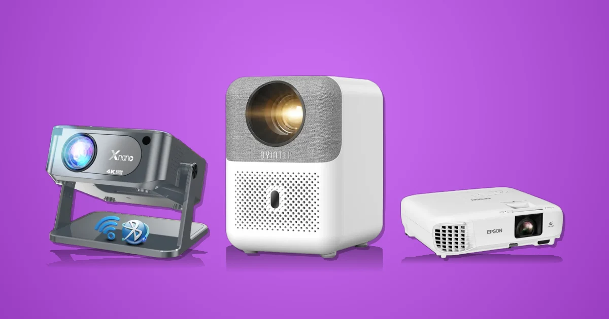 Comparativo: Smart Projetor Mini 4K, Projetor Byintek U4 1080p, Projetor Powerlite E24 Epson