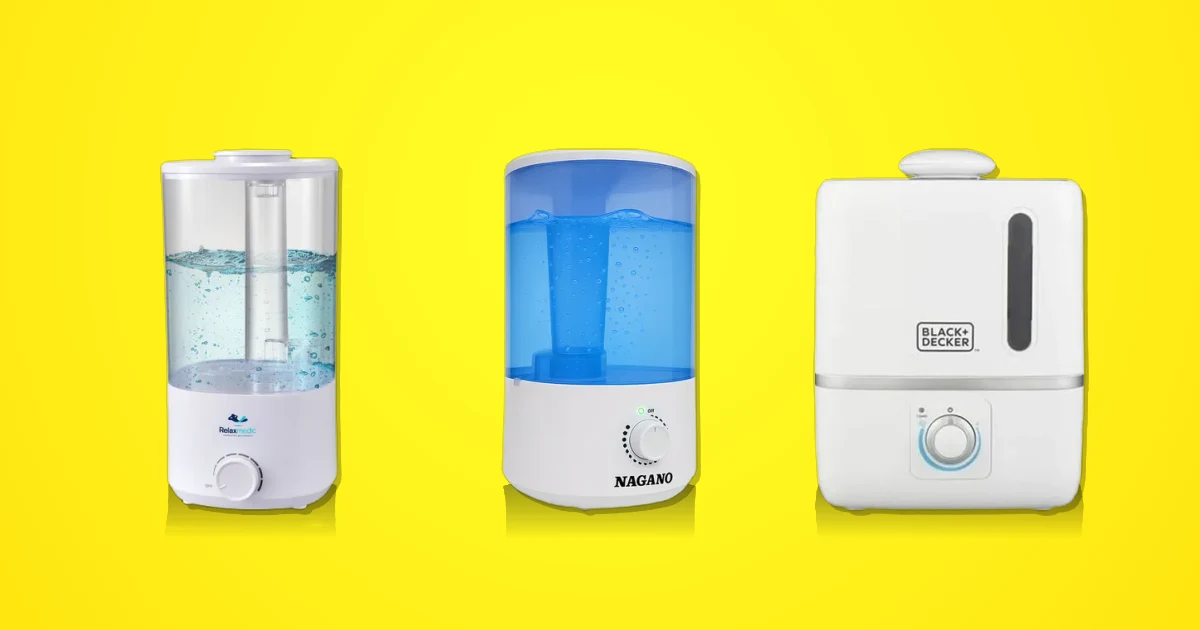Comparativo: Umidificador Ayro 3L Relaxmedic, Umidificador Silencioso 3L com LED, Umidificador Black+Decker Air1000 2,5L