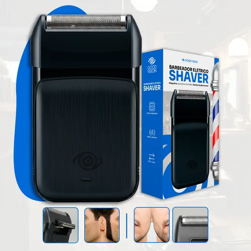 Destaque de Barbeador Eletrico Shaver Goodvision com desconto no Bom de Oferta