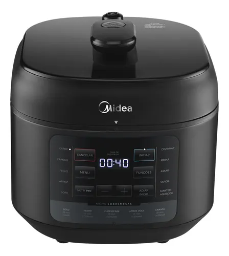 Destaque de Panela Pressão Elétrica Nutripro 5L com desconto no Bom de Oferta