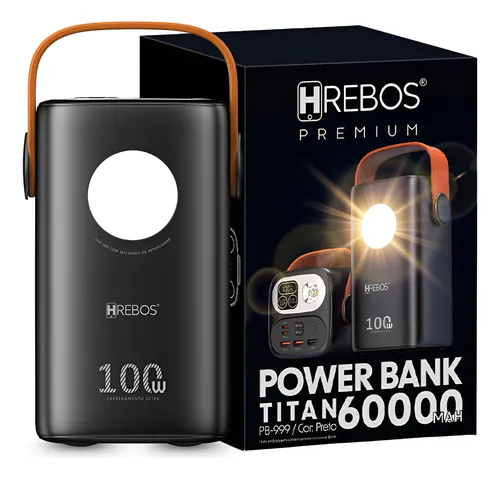 Destaque de Power Bank Starlink Mini 60000mAh com desconto no Bom de Oferta